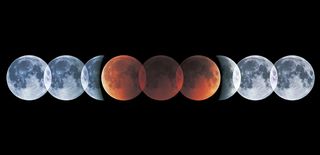 July 2000 Lunar Eclipse Composite Photo