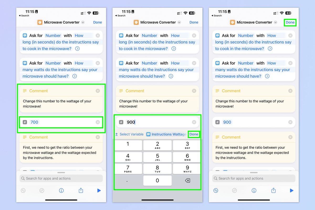 How to convert microwave cooking times using an iOS shortcut Tom's Guide