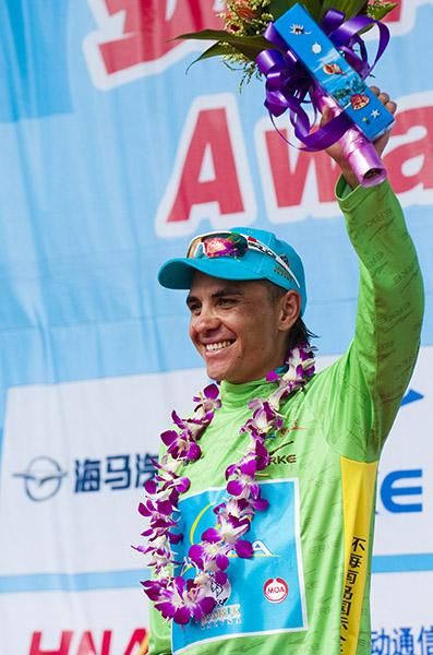 Sprint king Valentin Iglinskiy (Astana) has taken over the green jersey competition after the penultimate stage into Sanya.