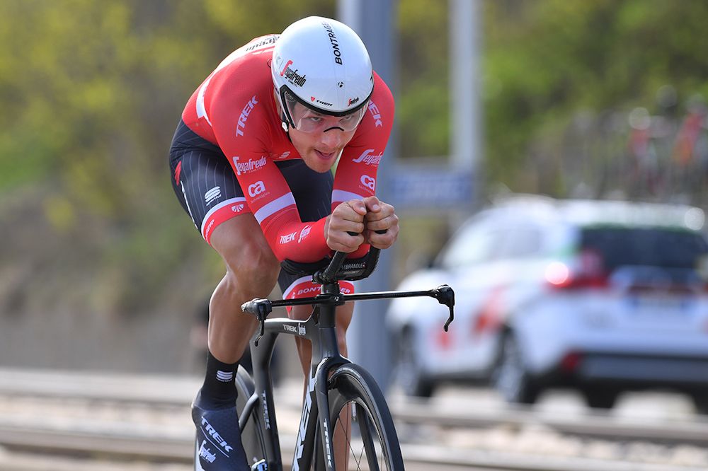 Matthias Brandle was fifth in the De Panne time trial
