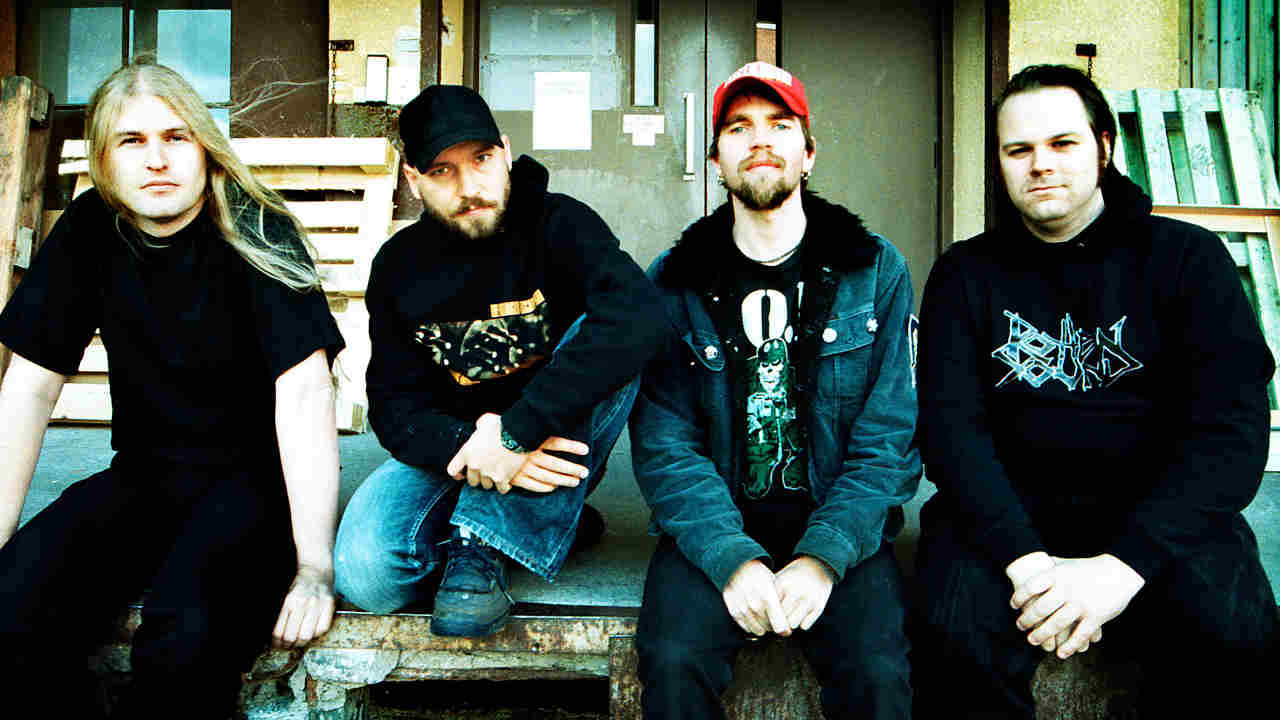 Nasum posing for a photograph in the early 2000s