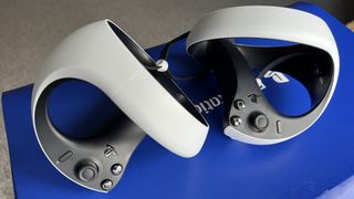 PlayStation VR 2 controllers.