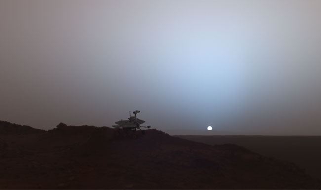 Scanning Alien Skies: The Roving Astronomers of Mars