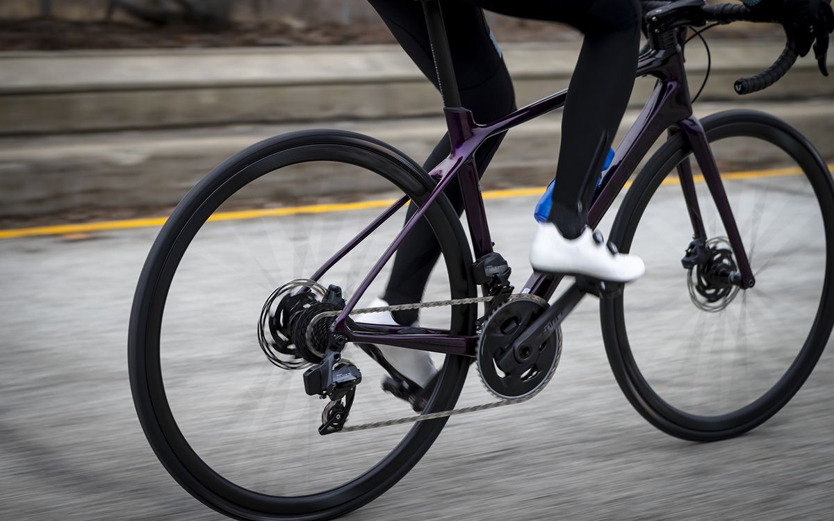 The groupset is available in both disc and rim brake options