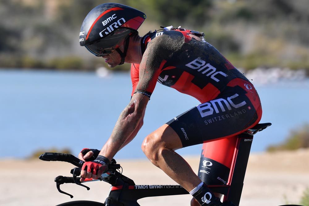 Sammy Sanchez on stage 19 of the 2016 Vuelta a Espana