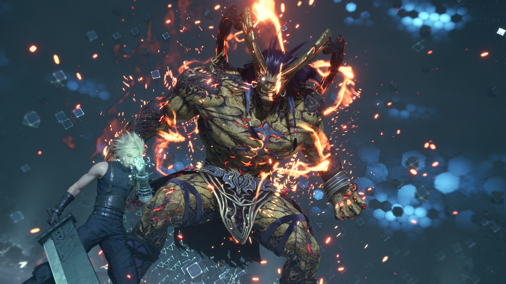 Screenshots from a Switch 2 game, Final Fantasy VII Remake Intergrade