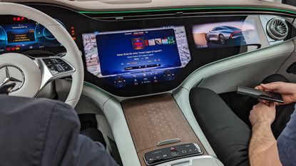 Apple Music with Dolby Atmos in the Mercedes EQE SUV