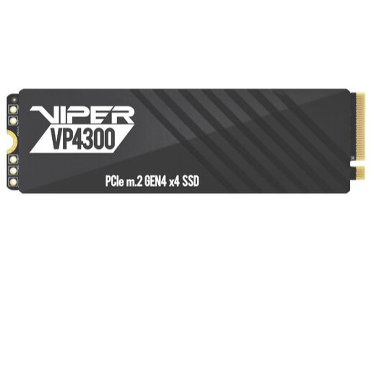 A Patriot Viper VP4300 SSD against a white background