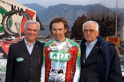 Pavel Tonkov with the Maserati brothers