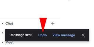 Gmail Undo Send feature