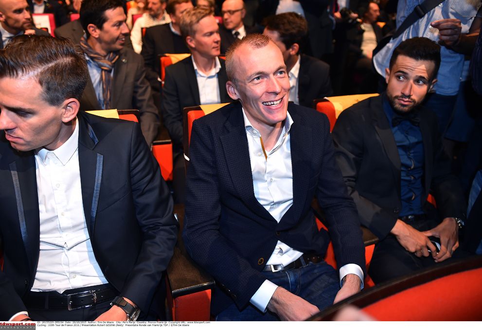 Robert Gesink was at the route presentation