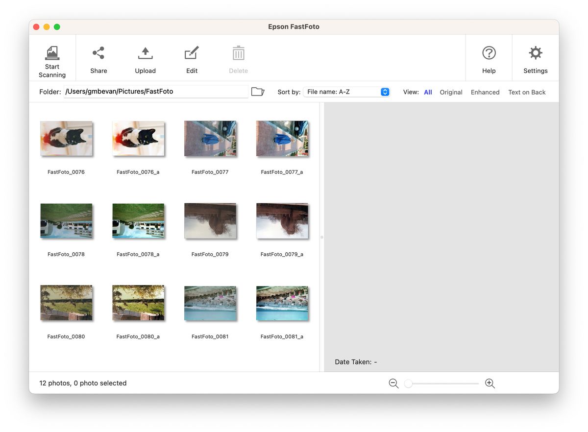 Epson FastFoto Software