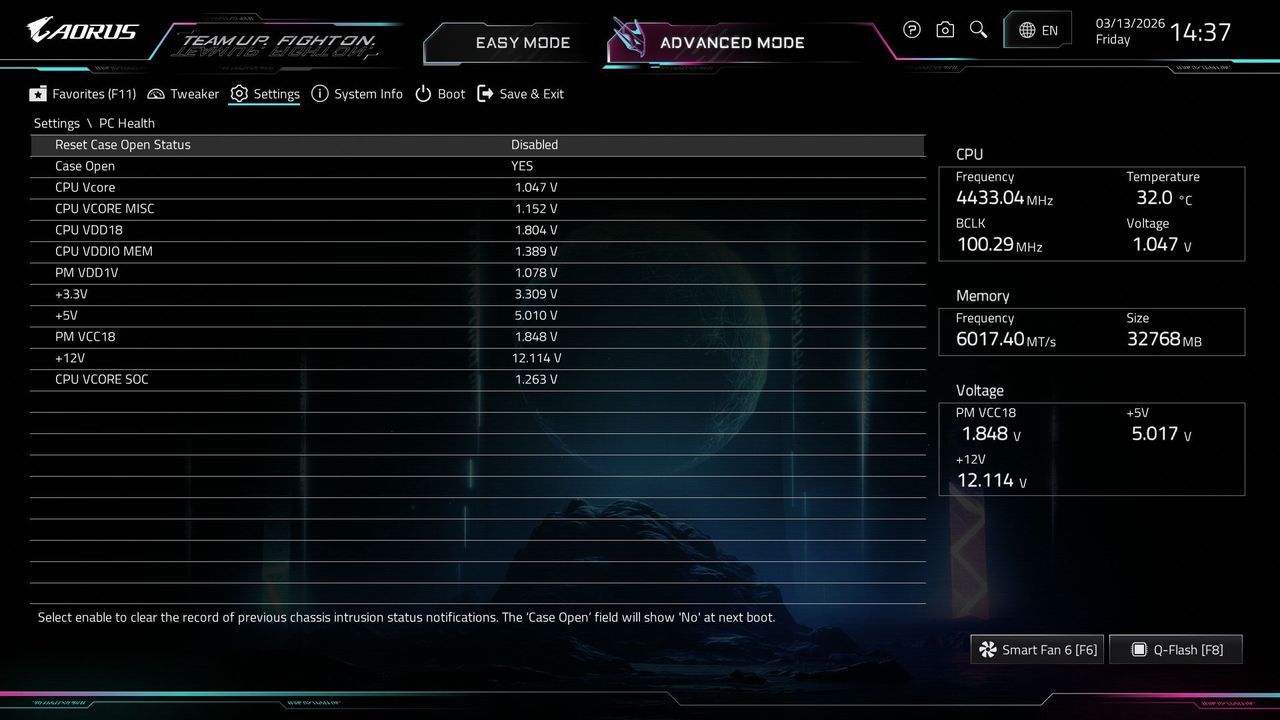 Gigabyte X870E Aorus Xtreme AI Top - BIOS