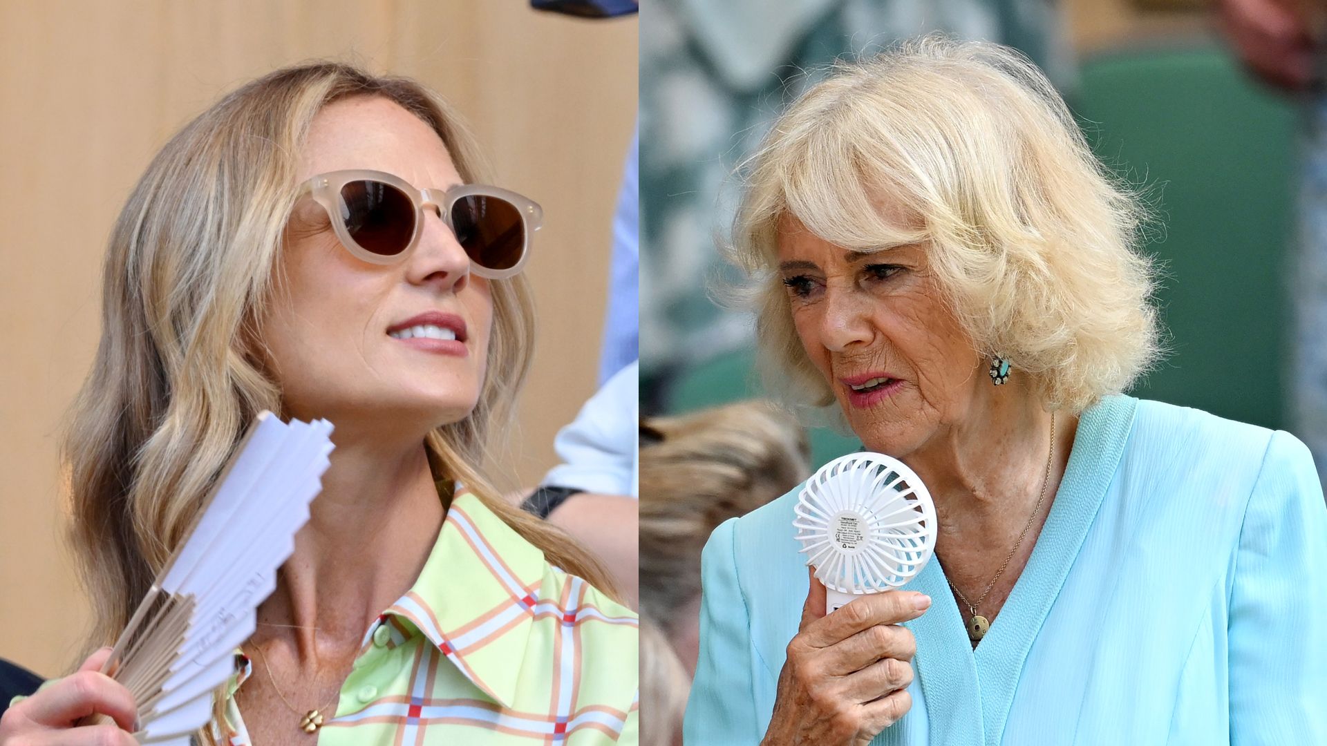 Queen Camilla and Harriet Sperling Show They're Wimbledon's Biggest "Fans" During Heat Wave
