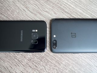 OnePlus 5 and Galaxy S8