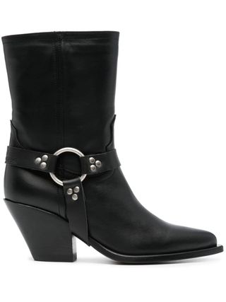 70mm Leather Boots