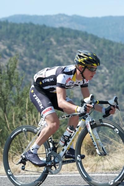 Joshua Atkins (Trek-Livestrong) and Francis Mancebo (Realcyclist.com Cycling Team) and Matt Cooke (Team Exergy).