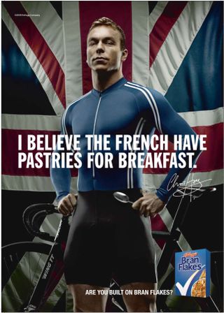 Chris Hoy Brank Flakes advert