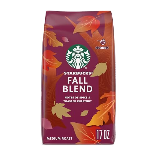 Starbucks Ground Coffee, Medium Roast Coffee, Fall Blend, 100% Arabica, Limited Edition, 1 Bag (17 Oz)