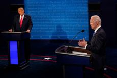 Trump and Biden face off in a debate before the 2020 presidential election