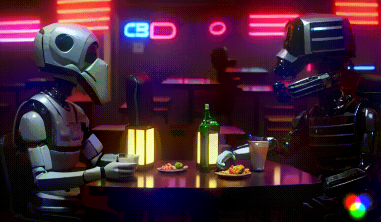 Robot at Bar