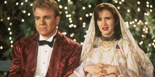 Steve Martin and Juliette Lewis in Mixed Nuts