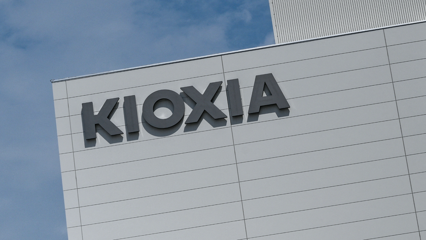 This photo taken on July 5, 2025 shows signage for Japanese company Kioxia, the world's third largest manufacturer of NAND flash memory chips, at their Yokohama Technology Campus in the Ofuna area of Yokohama, Kanagawa prefecture, south of Tokyo. (Photo by Richard A. Brooks / AFP) (Photo by RICHARD A. BROOKS/AFP via Getty Images)