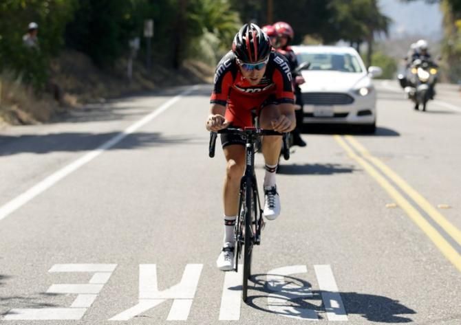 Taylor Phinney (BMC Racing) heading for his stage win at the Tour of California