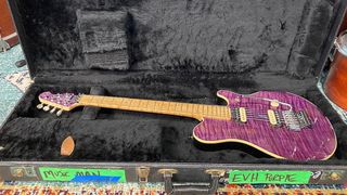 Ernie Ball Music Man EVH Purple guitar