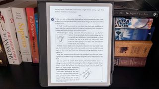 Two Active Canvases on a page displayed on the Amazon Kindle Scribe (2024)