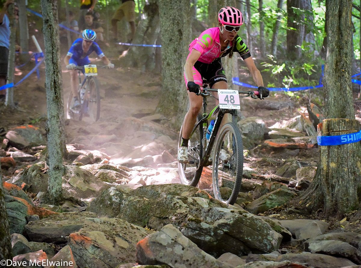 Rose Grant (Stans NoTubes) was putting in a strong performance