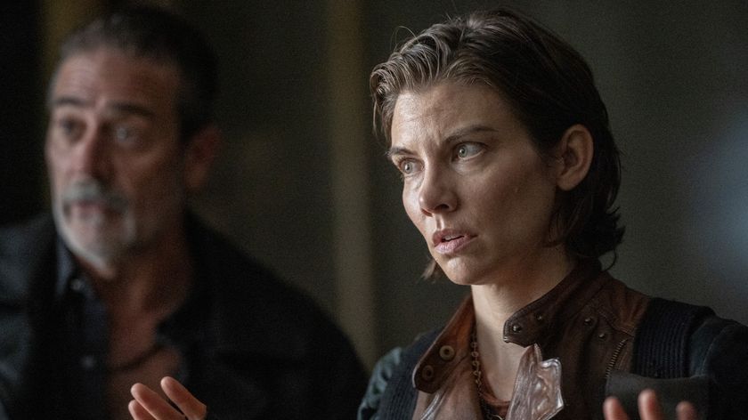 Lauren Cohan and Jeffrey Dean Morgan in The Walking Dead: Dead City