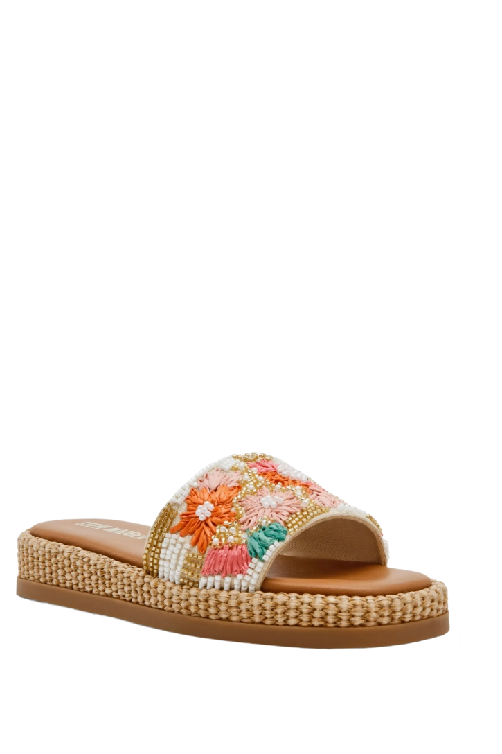 Steve Madden, Boardwalk Beaded Slide Sandal