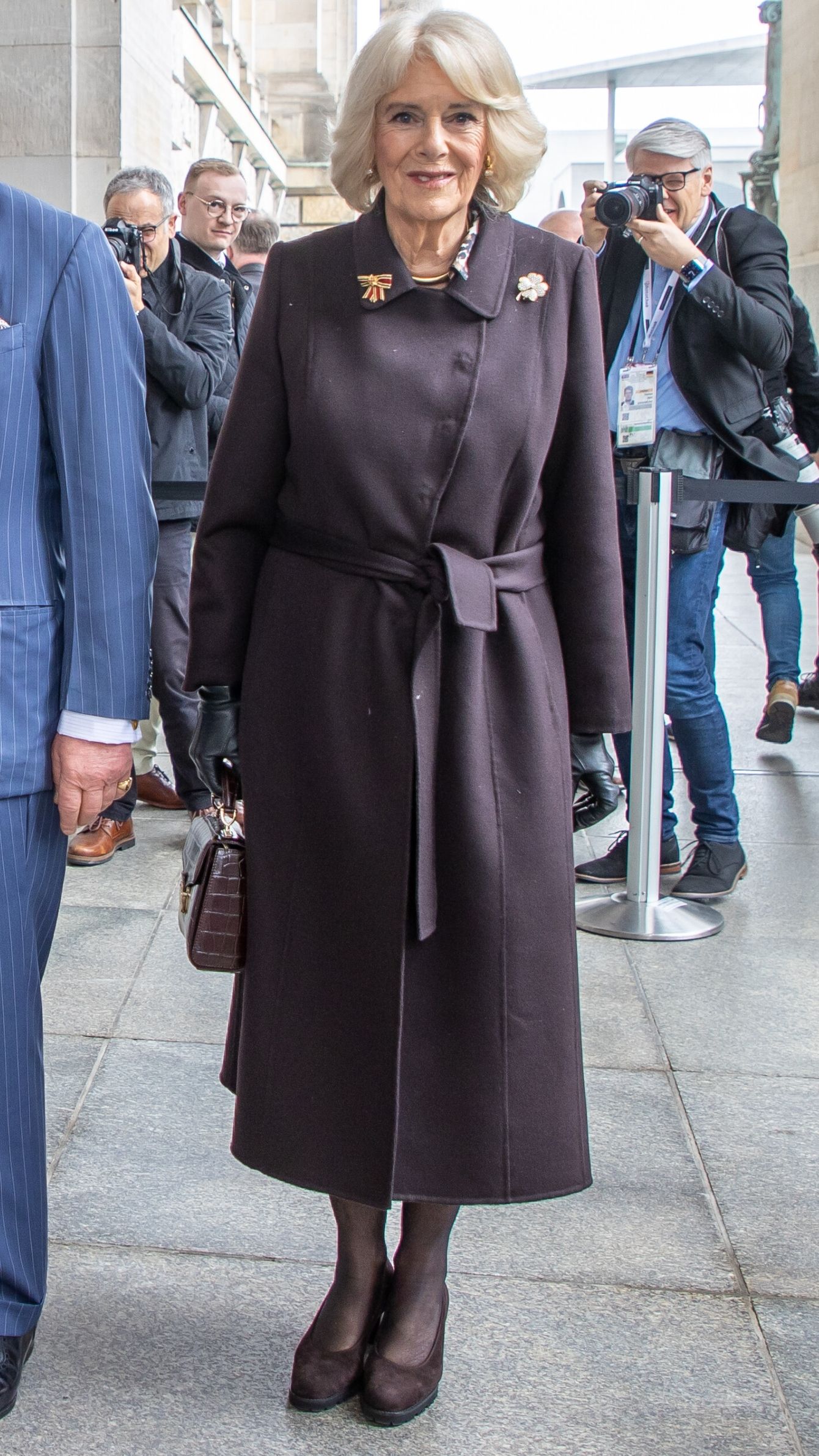 Queen Camilla’s bold fashion move as she pairs daring dress | Woman & Home
