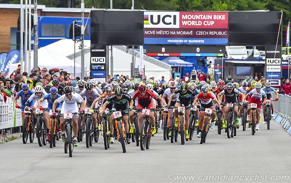 The race gets underway
