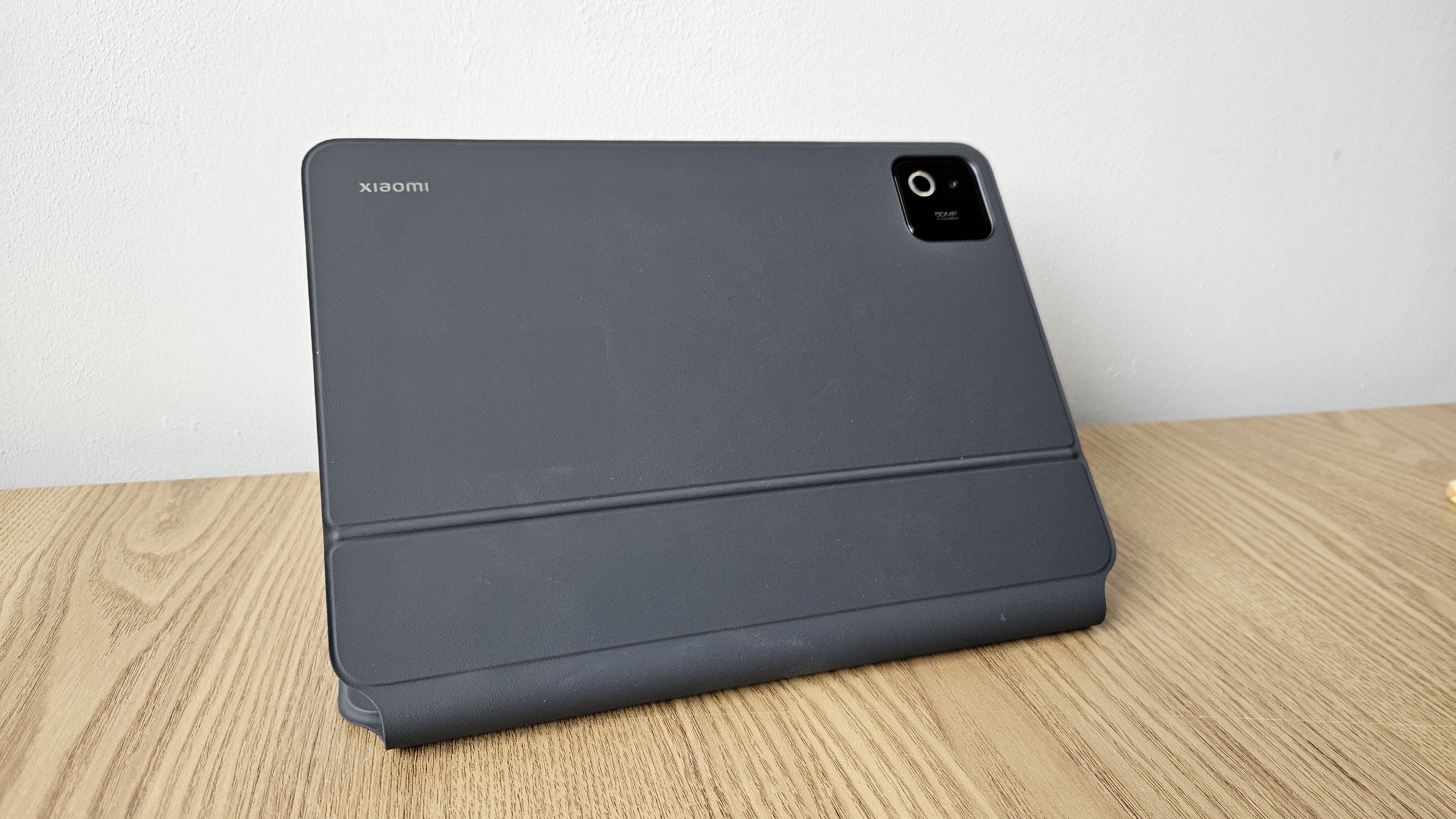 The Xiaomi 8 Pro on a desk