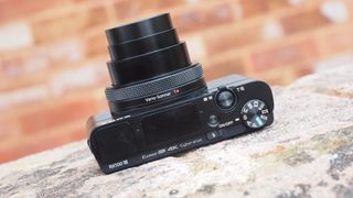 Best zoom camrea: Sony RX100 VII on a wall