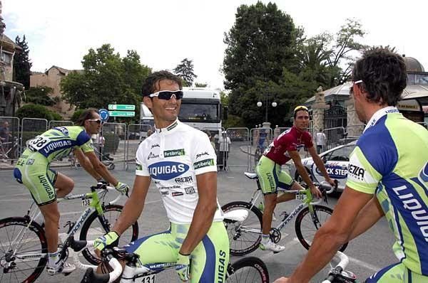 Liquigas is a multi-coloured team