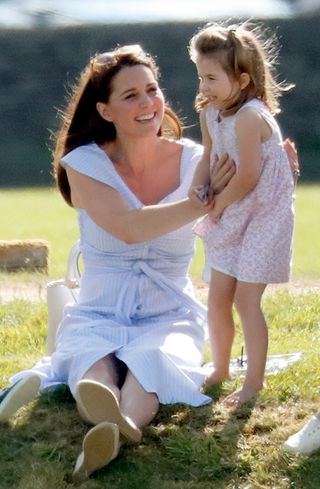 Princess Kate and Princess Charlotte together