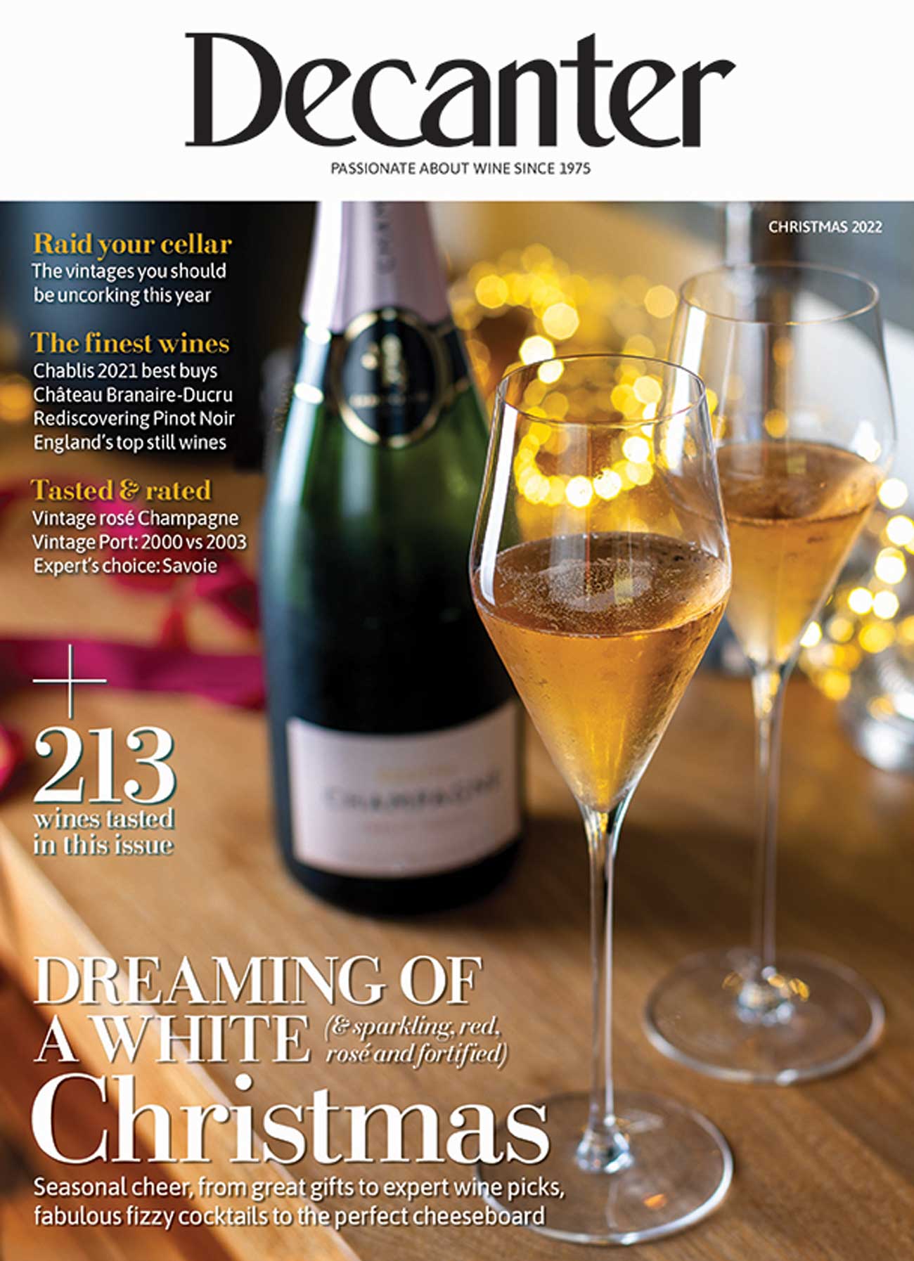 Decanter magazine Christmas 2022