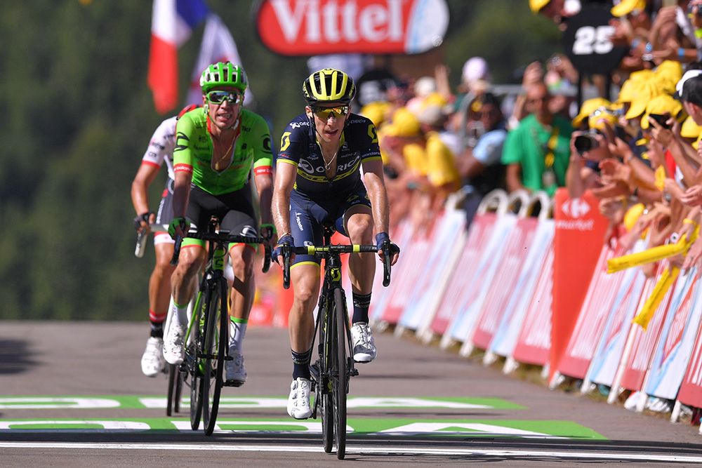 Simon Yates rode well to take the best young rider white jersey