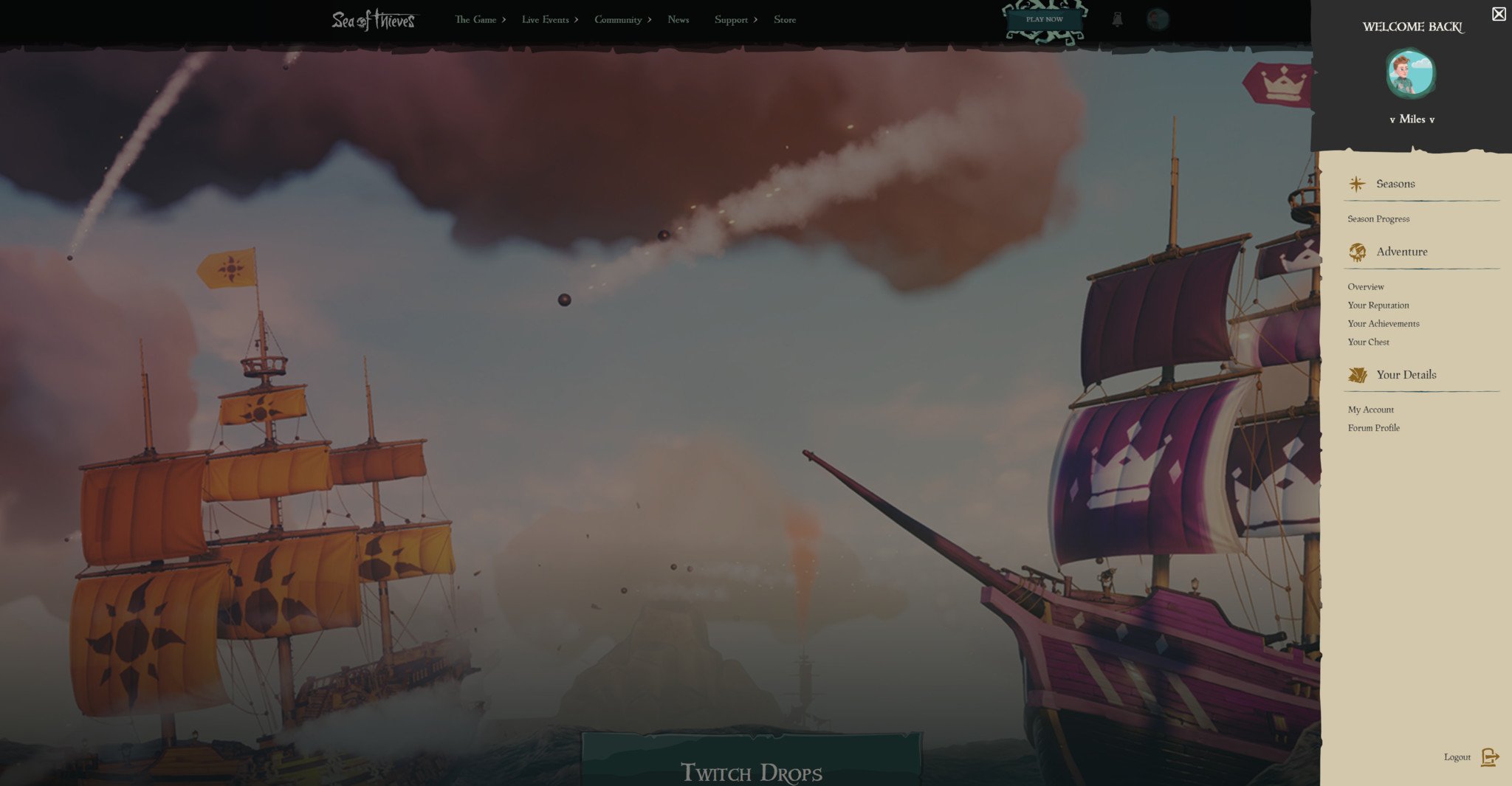 Sea of thieves twitch drops. Sea of Thieves twitch. Твич Дропс море воров. Season 8 Drop 3 (twitch Drop) Sea of Thieves.