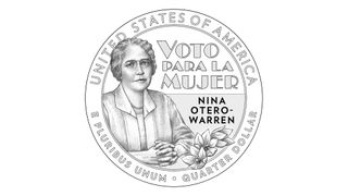 Quarter design featuring Nina Ottero Warren