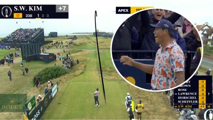 Si Woo Kim&#039;s hole-in-one at The Open