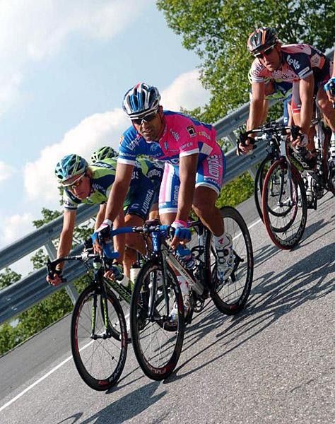 Danilo Napolitano (Lampre Fondital) cruising in the bunch.