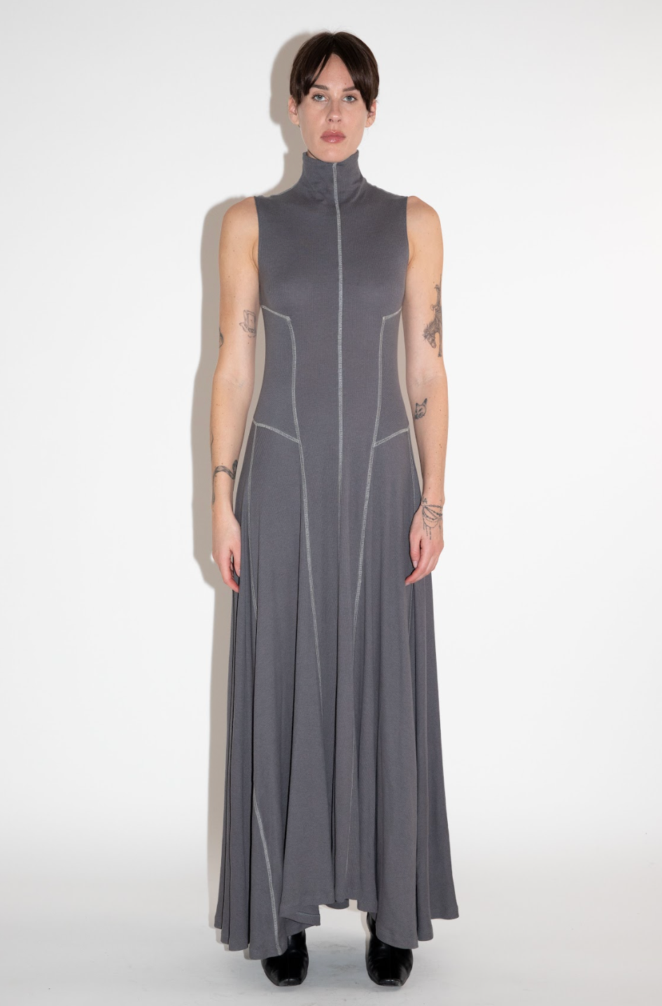 High Collar Gown - Xs