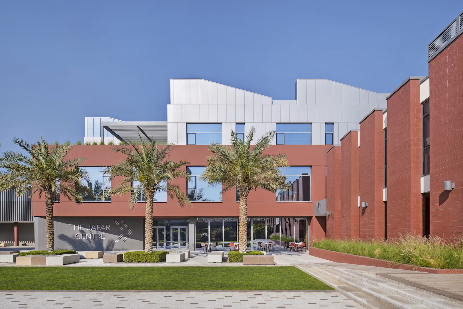 Jafar Centre, Dubai College, by Godwin Austen Johnson, UAE