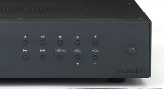 Audiolab 8300CD buttons on unit