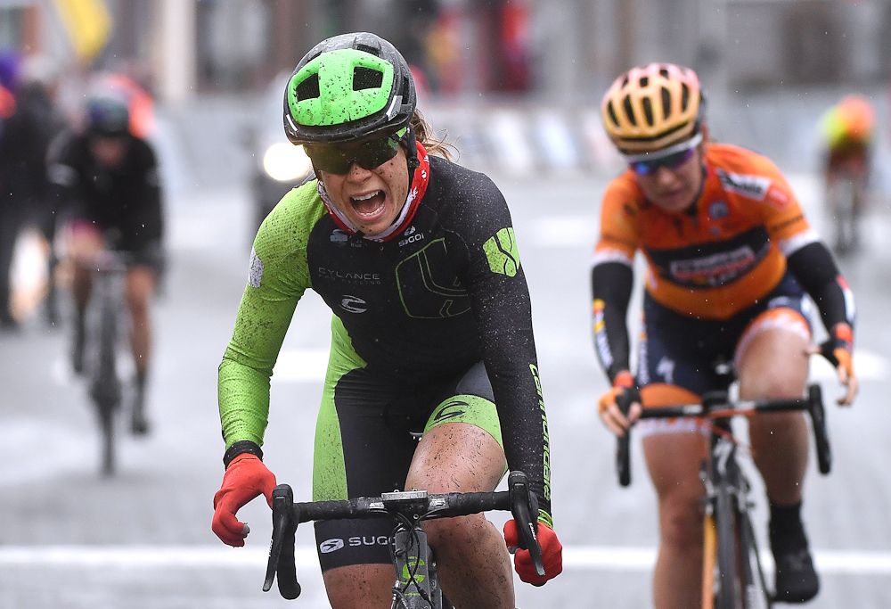 Sheyla Gutierrez (Cylance Pro Cycling) wins Le Samyn