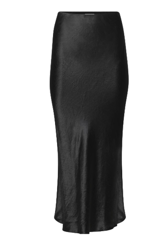 Babaton Slip Satin Maxi Skirt